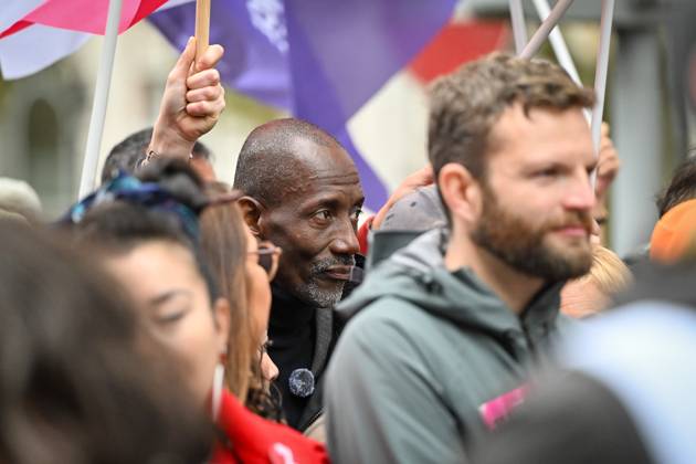 Anti-fascist demonstration in Orléans. Quentin Reix, PHOTOPQR, ECHO REPUBLICAIN, Oct. 24, 2026. Anti-fascist demonstration in Orléans. Orléans, Oct. 24, 2026. Photo by Quentin Reix. Orléans, France, Oct. 24, 2026 Protest against fascism and racism as a far-right party holds its convention in Orléans, France Copyright: xPHOTOPQR ECHOxREPUBLICAIN MAXPPPxQuentinxreixx 20261024ECH7761 20261024ECH7761