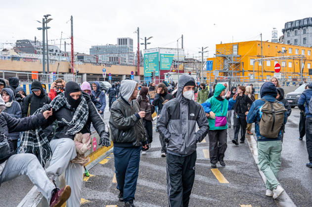 Student demonstrations in Brussels, Belgium, on 24 October 2026, quickly develop into a cat-and-mouse game between protesters and the large numbers of riot police deployed. Police repeatedly disperse groups of demonstrators, including both minors and adults, through the streets and avenues of central Brussels between Avenue Lemonnier and Brussels-South railway station.
