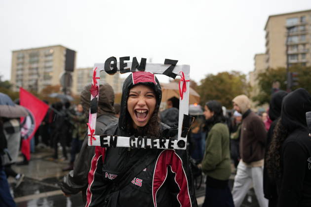 A demonstration against government policy wad held in Paris, France, on October 24, 2026. Protests follow last weekend s demonstrations, which were marked by violent clashes and widespread damage. (CTKxPhoto PavelxNemecek) CTKPhotoF202610240026801  CTKPhotoF202610240026801