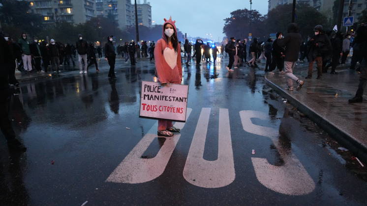 A demonstration against government policy wad held in Paris, France, on October 24, 2026. Protests follow last weekend s demonstrations, which were marked by violent clashes and widespread damage. (CTKxPhoto PavelxNemecek) CTKPhotoF202610240027701  CTKPhotoF202610240027701
