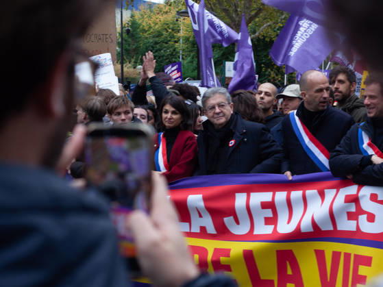 Protest on October 24 in Paris Jean-Luc Mélenchon, Manuel Bompard 460738 2026 09 24 Paris France  Copyright: xOlivierxJorrionx xStarfacex STAR_460738_024