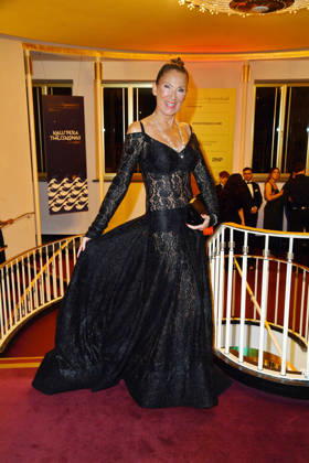 Eva Lutz at the 2026 Leipzig Opera Ball at the Leipzig Opera on October 24, 2026