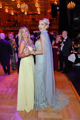 Annemarie Eilfeld and Verena Kerth at the 2026 Leipzig Opera Ball at the Leipzig Opera on October 24, 2026