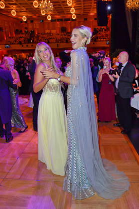 Annemarie Eilfeld and Verena Kerth at the 2026 Leipzig Opera Ball at the Leipzig Opera on October 24, 2026