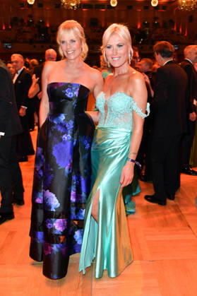 Melanie Marschke and Kamilla Senjo at the 2026 Leipzig Opera Ball at the Leipzig Opera on October 24, 2026