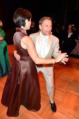 Richy Müller with his wife Christl Stumhofer at the 2026 Leipzig Opera Ball at the Leipzig Opera on October 24, 2026