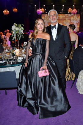 Simone Thomalla and Rene Marchand at the 2026 Leipzig Opera Ball at the Leipzig Opera on October 24, 2026