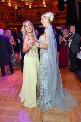 Annemarie Eilfeld and Verena Kerth at the 2026 Leipzig Opera Ball at the Leipzig Opera on October 24, 2026