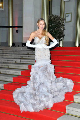 Jenny Elvers at the 2026 Leipzig Opera Ball at the Leipzig Opera on October 24, 2026
