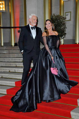 Simone Thomalla and Rene Marchand at the 2026 Leipzig Opera Ball at the Leipzig Opera on October 24, 2026