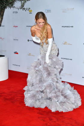 Jenny Elvers at the 2026 Leipzig Opera Ball at the Leipzig Opera on October 24, 2026