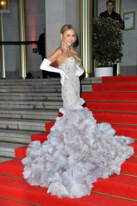Jenny Elvers at the 2026 Leipzig Opera Ball at the Leipzig Opera on October 24, 2026