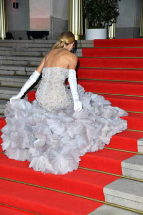 Jenny Elvers at the 2026 Leipzig Opera Ball at the Leipzig Opera on October 24, 2026