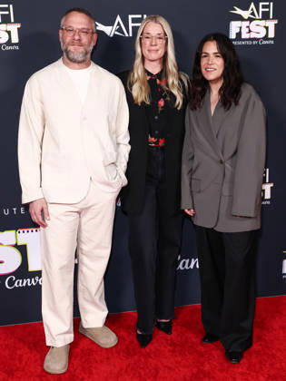 2026 AFI Fest - Special Screening Of Independent Film Company s Tangles HOLLYWOOD, LOS ANGELES, CALIFORNIA, USA - OCTOBER 24: Seth Rogen, Leah Nelson and Abbi Jacobson arrive at the 2026 AFI (American Film Institute) Fest Presented By Canva - Special Screening Of Independent Film Company s Tangles held at TCL Chinese 6 Theatres at Ovation Hollywood on October 24, 2026 in Hollywood, Los Angeles, California, United States. Hollywood TCL Chinese 6 Theatres at Ovation Hollywood California United States Copyright: xXavierxCollin ImagexPressxAgencyx