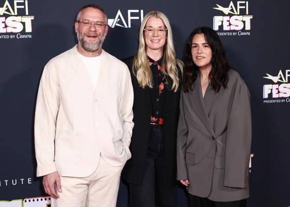 2026 AFI Fest - Special Screening Of Independent Film Company s Tangles HOLLYWOOD, LOS ANGELES, CALIFORNIA, USA - OCTOBER 24: Seth Rogen, Leah Nelson and Abbi Jacobson arrive at the 2026 AFI (American Film Institute) Fest Presented By Canva - Special Screening Of Independent Film Company s Tangles held at TCL Chinese 6 Theatres at Ovation Hollywood on October 24, 2026 in Hollywood, Los Angeles, California, United States. Hollywood TCL Chinese 6 Theatres at Ovation Hollywood California United States Copyright: xXavierxCollin ImagexPressxAgencyx