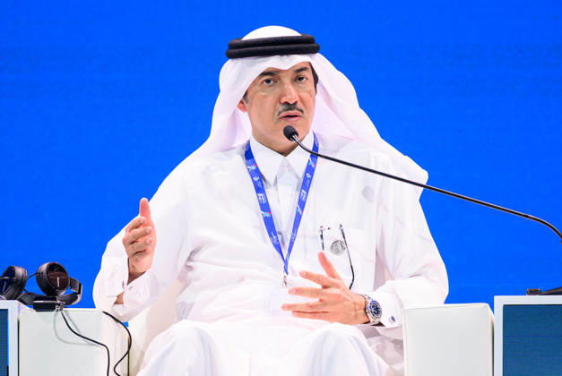 9th World Investment Forum 2026 In Doha Ahmad bin Mohammed Al Sayed, Minister of State for Foreign Trade of the State of Qatar, speaks during a plenary session following the opening ceremony of the 9th World Investment Forum (WIF 2026) in Doha, Qatar, October 25, 2026. The three-day global summit is organized by the United Nations Conference on Trade and Development (UNCTAD) in cooperation with the State of Qatar. DOHA Qatar Copyright: xNoushadxThekkayilx