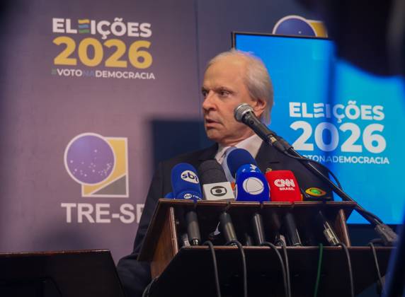 RECORD DATE NOT STATED The president of the Sao Paulo Regional Electoral Court (TRE-SP) gives an interview about the progress of the elections. Sao Paulo (SP), October 25, 2026 2026 Elections TRE-SP The president of the Regional Electoral Court of Sao Paulo (TRE-SP), Judge Jose Antonio Encinas Manfre, gives a press conference on the progress of the second round of voting in the 2026 elections, in the press room at the court s headquarters in Sao Paulo. The report also details the replacement of electronic voting machines during the second round of the 2026 elections. Up to this time, 114 machines have been replaced, 32 in the capital and 82 in the interior, out of a total of 114,605 machines, equivalent to 0.099% of the total.(Foto: Leco Viana Thenews2 im  Copyright: xLecoxVianax