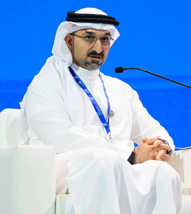 October 25, 2026, Doha, Qatar: Abdulla Bin Adel Fakhro, Minister of Industry and Commerce of Bahrain speaks during a plenary session following the opening ceremony of the 9th World Investment Forum (WIF 2026). The three-day summit, organized by United Nations Conference on Trade and Development Doha Qatar  - ZUMAs197 20261025_aaa_s197_138 Copyright: xNoushadxVariyattiyakkalx