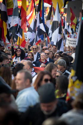 Mujeres Caballas organizes a rally in Madrid in support of Ceuta and demands a solution to the crisis within 30 days. The president of Ceuta, Juan Jesús Vivas, during a rally in support of the people of Ceuta on October 25, 2026, in Madrid, Spain. Women from Ceuta have organized this demonstration to demand solutions so that the autonomous city can return to the normalcy it enjoyed prior to July 30, when there was a massive influx of 80,000 people from Morocco. During the march, they demanded increased border security, the return of migrants, and reform of the Immigration Law. OCTOBER 25, 2026 Fernando Sá Spain Copyright: xFernandoxSanchezx 7869400