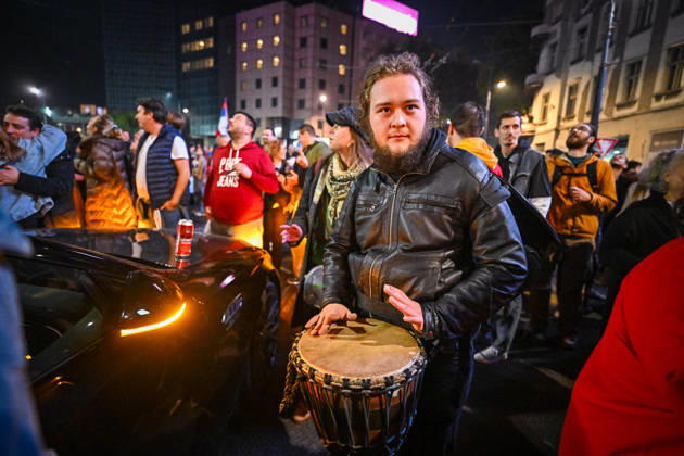 October 26, 2026, Belgrade, Belgrade, Serbia: Citywide euphoria breaks out in Belgrade as former president Aleksandar VuÄiÄ‡ admits defeat on the night of the Serbian elections on 25 October, 2026 Belgrade Serbia - ZUMAa256 20261026_zip_a256_001 Copyright: xDanielxAlfoldix