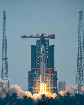 WENCHANG, CHINA - OCTOBER 25: A Long March 8A Y12 carrier rocket launches the Satellite Internet Low Earth Orbit Group 28 at the Hainan Commercial Spaceport on October 25, 2026 in Wenchang, Hainan Province of China. The satellite successfully entered its predetermined orbit.  Copyright: xVCGx 111676918391