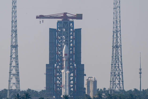 WENCHANG, CHINA - OCTOBER 25: China successfully launches the Satellite Internet Low Orbit 28 Group satellites using a Long March 8A Y12 carrier rocket at the Hainan Commercial Spaceport on October 25, 2026 in Wenchang, Hainan Province of China. The satellites entered their predetermined orbit and the launch mission was completed.  Copyright: xVCGx 111676918374