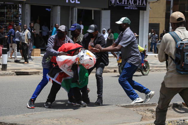 Activists stage demonstration in Kenya s Nairobi NAIROBI, KENYA - OCTOBER 26: Activists take part in a demonstration against a recent increase in fuel prices in Nairobi, Kenya, on October 26, 2026. Demonstrators carry placards, chant slogans and stage street protests to express their opposition to the price increase. Lucas Mukasa Anadolu Nairobi Kenya. Editorial use only. Please get in touch for any other usage.  Copyright: x2026xAnadoluxLucasxMukasax