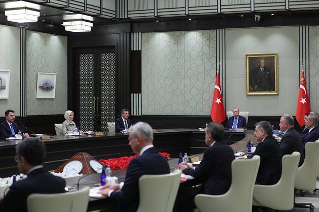 Turkish President Erdogan Chairs Presidential Cabinet Meeting in Ankara Turkish President Recep Tayyip Erdogan chairs a Presidential Cabinet meeting at the Presidential Complex in Ankara, Turkey, on October 26, 2026. Photo by Turkish presidency apaimages Istanbul Istanbul Turkey 261026_Turkey_TPO_00(7) Copyright: xapaimagesxTurkishxpresidencyx xapaimagesx