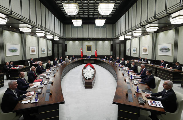 Turkish President Erdogan Chairs Presidential Cabinet Meeting in Ankara Turkish President Recep Tayyip Erdogan chairs a Presidential Cabinet meeting at the Presidential Complex in Ankara, Turkey, on October 26, 2026. Photo by Turkish presidency apaimages Istanbul Istanbul Turkey 261026_Turkey_TPO_00(1) Copyright: xapaimagesxTurkishxpresidencyx xapaimagesx