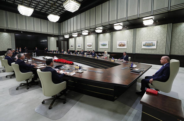 Turkish President Erdogan Chairs Presidential Cabinet Meeting in Ankara Turkish President Recep Tayyip Erdogan chairs a Presidential Cabinet meeting at the Presidential Complex in Ankara, Turkey, on October 26, 2026. Photo by Turkish presidency apaimages Istanbul Istanbul Turkey 261026_Turkey_TPO_00(3) Copyright: xapaimagesxTurkishxpresidencyx xapaimagesx