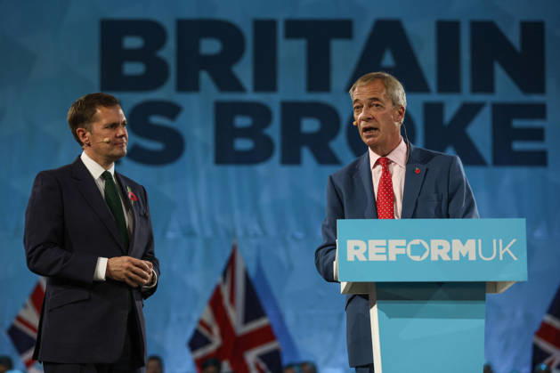 Reform UK leader Nigel Farage and Robert Jenrick present economic rescue plan in London LONDON, UNITED KINGDOM - OCTOBER 26: Leader of Reform UK Nigel Farage and the party s Treasury Spokesperson Robert Jenrick answer questions from journalists during a press conference to launch their party s economic rescue plan ahead of the government s budget announcement, at The Lindley Hall in London, United Kingdom on October 26, 2026. Zeynep Demir Anadolu London United Kingdom. Editorial use only. Please get in touch for any other usage.  Copyright: x2026xAnadoluxZeynepxDemirx
