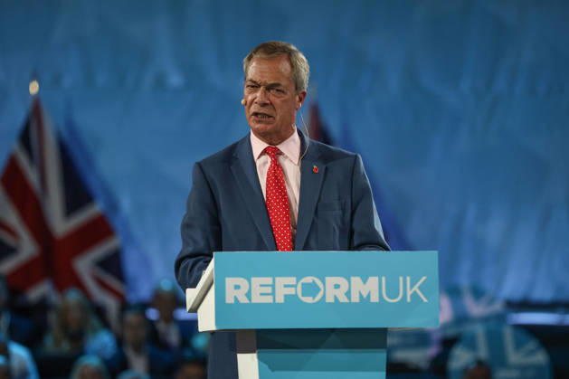 Reform UK leader Nigel Farage unveils party s economic rescue plan in London LONDON, UNITED KINGDOM - OCTOBER 26: Leader of Reform UK Nigel Farage unveils his party s economic rescue plan during a press conference held ahead of the government s budget announcement, at The Lindley Hall in London, United Kingdom on October 26, 2026. Zeynep Demir Anadolu London United Kingdom. Editorial use only. Please get in touch for any other usage.  Copyright: x2026xAnadoluxZeynepxDemirx