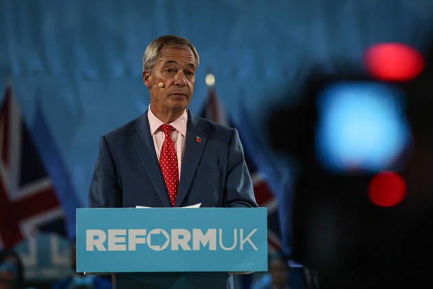 Reform UK leader Nigel Farage unveils party s economic rescue plan in London LONDON, UNITED KINGDOM - OCTOBER 26: Leader of Reform UK Nigel Farage unveils his party s economic rescue plan during a press conference held ahead of the government s budget announcement, at The Lindley Hall in London, United Kingdom on October 26, 2026. Zeynep Demir Anadolu London United Kingdom. Editorial use only. Please get in touch for any other usage.  Copyright: x2026xAnadoluxZeynepxDemirx