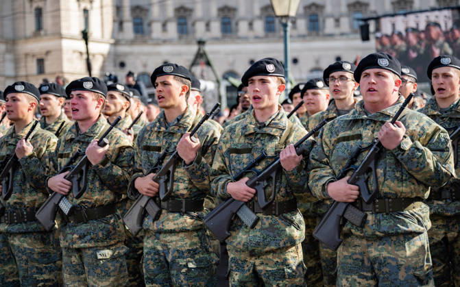 October 26, 2026 Official Celebrations for Austria s National Day 2026 Oath-taking ceremony during the official celebrations for National Day 2026 at Heldenplatz in Vienna, Austria Vienna Heldenplatz Vienna Austria