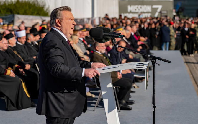 October 26, 2026 Official celebrations for Austria’s National Day 2026 Oath-taking ceremony during the official celebrations for National Day 2026 at Heldenplatz in Vienna, Austria. The photo shows Michael Ludwig, SPÖ Mayor of Vienna and Governor of Vienna, at Heldenplatz in Vienna, Austria.