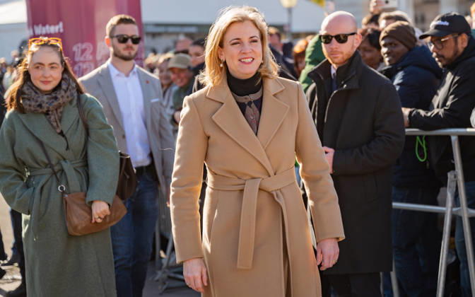 October 26, 2026 Official celebrations for Austria’s National Day 2026 Oath-taking ceremony during the official celebrations for National Day 2026 at Heldenplatz in Vienna, Austria. Image shows NEOS Federal Ministry for European and International Affairs Beate Meinl Reisinger Vienna Heldenplatz Vienna Austria