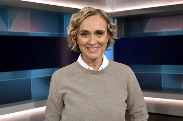 Caren Miosga on the ARD talk show *Hart aber fair* at the Adlershof Studio in Berlin, October 26, 2026 Foto:xM.xBehrensx xFuturexImagex hart_fair2610_6031