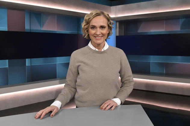 Caren Miosga on the ARD talk show *Hart aber fair* at the Adlershof Studio in Berlin, October 26, 2026 Foto:xM.xBehrensx xFuturexImagex hart_fair2610_6032