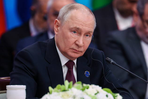 October 27, 2026, Moscow, Russia: Russia s President VLADIMIR PUTIN attends a plenary session of the 8th Summit of the Gas Exporting Countries Forum (GECF) at Moscow s World Trade Centre. Moscow Russia - ZUMAt113 20261027_zaa_t113_227 Copyright: xSergeixBulkinx