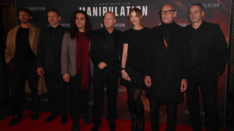 26 10 26 Manipulation UK Premiere - Arrivals 26 10 26 Manipulation UK Premiere - Arrivals (L-R) Arnaud Binard, Pawel Lawrynowicz, David Balda, Heino Ferch, Pavlina Nemcová, James Faulkner and Pawel Delag attend the Manipulation UK Premiere at Curzon Mayfair on October 26, 2026 in London, England., Credit:Roger Alarcon Avalon United Kingdom, London  Copyright: xRogerxAlarconx xAvalonx 1146991635