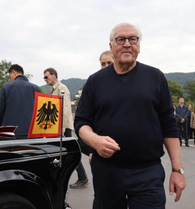Federal President in the Yellow Mountains, China, October 28, 2026, China, Hefei, Presidential Air Service, departure of Federal President Frank Walter Steinmeier and Elke Buedenbender for China and visit to Yuping National Park in the Hangshan Mountains (Yellow Mountains), a 130-million-year-old granite formation that Caspar David Friedrich once painted; Hangshan, Anhui, China