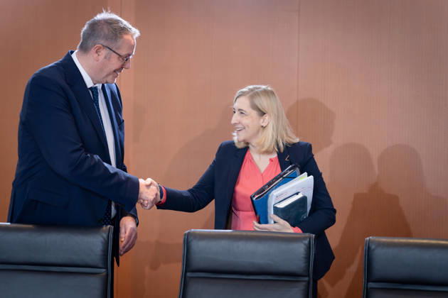 Cabinet meeting, Federal Government, Kickoff, Cabinet meeting, Federal Government, Minister in the Chancellor s Office, Nina Warken, Alexander Schweitzer, Federal Minister of Labor, Berlin, Berlin, GER