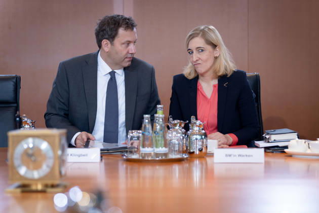 Cabinet meeting, Federal Government, Kickoff, Cabinet meeting, Federal Government, Minister of the Chancellery, Nina Warken, Lars Klingbeil, Federal Minister of Finance, Vice Chancellor, Berlin, Berlin, GER
