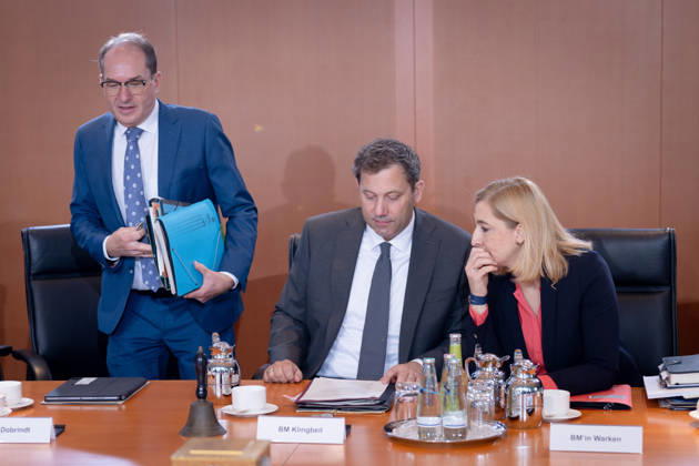 Cabinet meeting, Federal Government, Kickoff, Cabinet meeting, Federal Government, Minister in the Chancellor s Office, Nina Warken, Lars Klingbeil, Federal Minister of Finance, Vice Chancellor, Alexander Dobrindt, Federal Minister of the Interior, Berlin, Berlin, GER