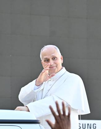 IPA90277392 - Italy, Rome, Vatican City, October 28, 2026: Pope Leo XIV during his weekly general audience in St. Peter s Square at the Vatican. Photo: Copyright Alessia Giuliani Catholipressphoto  Copyright: xx xAlessiaxGiuliani Catholipressphox IPA90277392