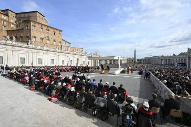 ITALY - REL - POPE LEO XIV PRESIDES OVER THE WEEKLY GENERAL AUDIENCE IN ST. PETER S SQUARE VATICAN CITY October 28, 2026 Italy, Rome, Vatican Italy, October 28, 2026: Pope Leo XIV during his weekly general audience in St Peter s Square at the Vatican. EDITORIAL USE ONLY - NO BOOKS Copyright: xVATICANxMEDIA CPPx