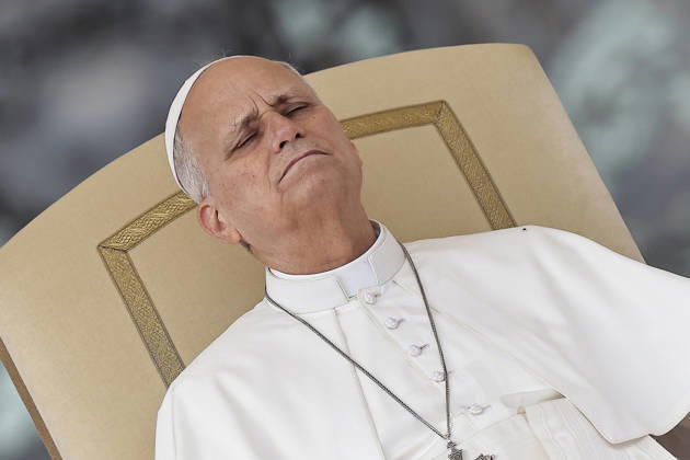 October 28, 2026. Vatican City - POPE LEO XIV during his weekly General audience in St. Peter s Square at the Vatican. EvandroInetti_via ZUMA Wire Vatican City State  - ZUMAi15_ 20261028_zaf_i15_047 Copyright: xEvandroxInettix