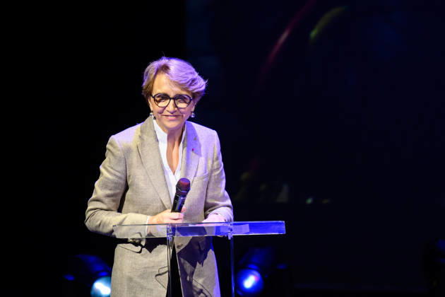 October 28, 2026, Lucca, Lucca, Italy: French Ambassador to Italy Anne Marie Descotes on stage during the inauguration of the 60th edition of Lucca Comics & Games, Lucca, 28 10 2026 Lucca Italy  - ZUMAa289 20261028_zia_a289_167 Copyright: xStefanoxDallexLuchex xAgfx