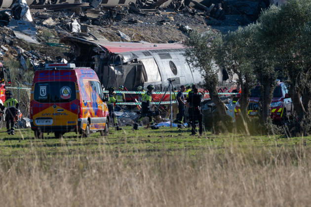 October 28, 2026, Urda, Toledo, Spain: October 28, 2026, Urda, Toledo, Spain: October 28, 2026, Urda, Toledo, Spain: At least 68 people have died and dozens more were injured after two high-speed passenger trains collided near Urda station in the province of Toledo on Wednesday morning, regional authorities confirmed. The catastrophe occurred at approximately 08:53 AM when a state-owned Renfe AVE train struck the rear of a stationary train operated by private carrier Iryo. More than 500 passengers were on board both convoys, which were traveling along the Madrid-Andalusia high-speed corridor. Spanish Transport Minister oÂ¼ scar Puente stated that the collision followed a safety system failure, after which an inexplicable order was issu  - ZUMAd308 20261028_zsp_d308_143 Copyright: xJuanxCarlosxLucasx