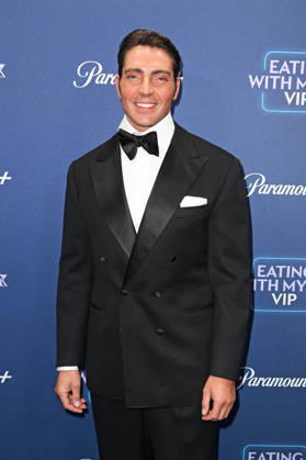 Fabio Knez at the EATING WITH MY EX dinner event to kick off the Paramount Reality TV show at Grace Restaurant in Berlin on October 28, 2026